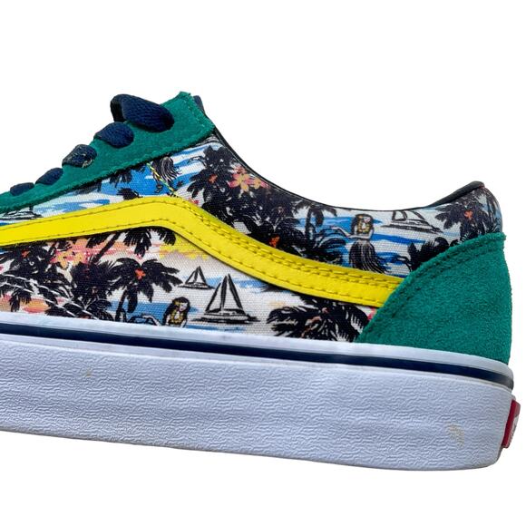 Vans Old Skool Rare Caribbean Men's Sz 9 - Wmns 10 1/2 Green Suede 114.5=I.10.5 - Picture 3 of 13